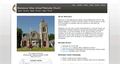 Desktop Screenshot of blackstonevalleyumc.org